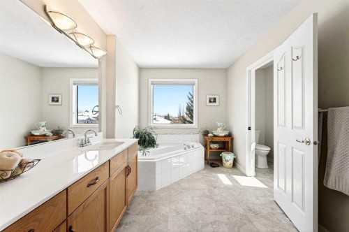 219 Hidden Ranch Circle Nw, Calgary, AB - Indoor Photo Showing Bathroom