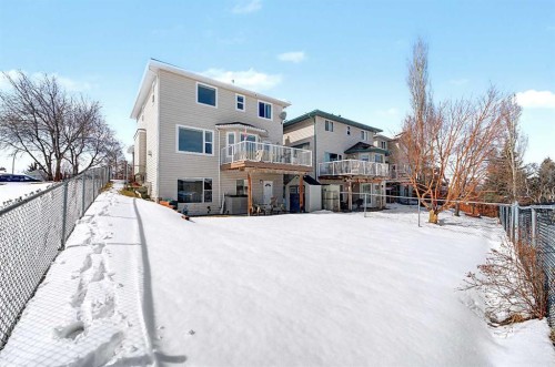 219 Hidden Ranch Circle Nw, Calgary, AB - Outdoor With Deck Patio Veranda