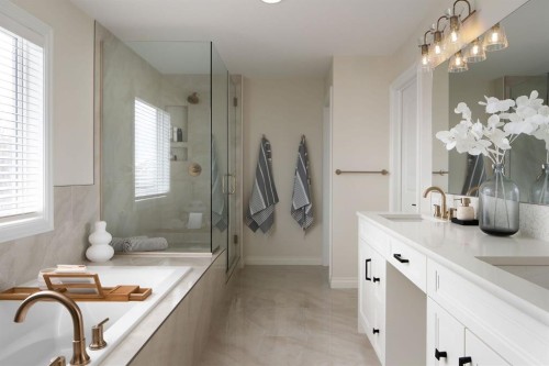 665 Legacy Woods Circle Se, Calgary, AB - Indoor Photo Showing Bathroom