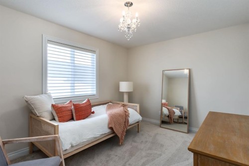 665 Legacy Woods Circle Se, Calgary, AB - Indoor Photo Showing Bedroom