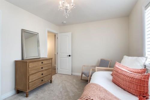 665 Legacy Woods Circle Se, Calgary, AB - Indoor Photo Showing Bedroom