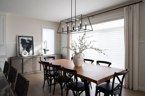 665 Legacy Woods Circle Se, Calgary, AB - Indoor Photo Showing Dining Room