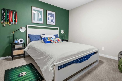 243 Silver Spruce Grove Sw, Calgary, AB - Indoor Photo Showing Bedroom