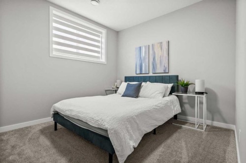 243 Silver Spruce Grove Sw, Calgary, AB - Indoor Photo Showing Bedroom