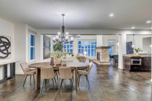 151 Mahogany Bay Se, Calgary, AB - Indoor Photo Showing Dining Room