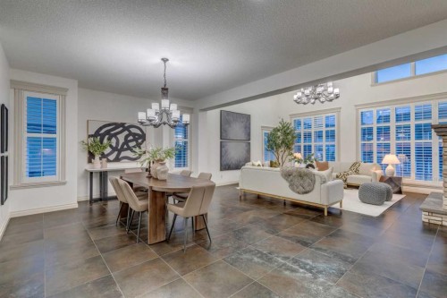 151 Mahogany Bay Se, Calgary, AB - Indoor Photo Showing Dining Room