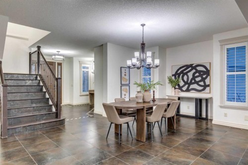 151 Mahogany Bay Se, Calgary, AB - Indoor Photo Showing Dining Room