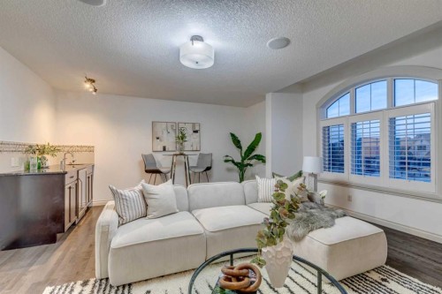 151 Mahogany Bay Se, Calgary, AB - Indoor Photo Showing Living Room