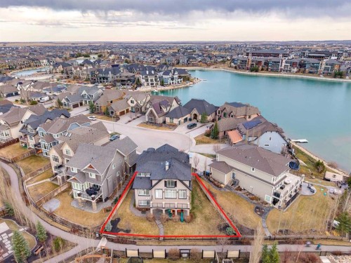 151 Mahogany Bay Se, Calgary, AB - Outdoor With Body Of Water With View