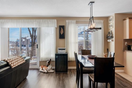 2117-303 Arbour Crest Drive Nw, Calgary, AB - Indoor Photo Showing Dining Room