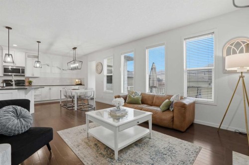 119 Prestwick Terrace Se, Calgary, AB - Indoor Photo Showing Living Room