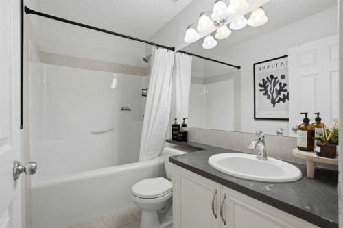 119 Prestwick Terrace Se, Calgary, AB - Indoor Photo Showing Bathroom