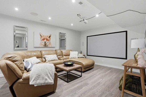 119 Prestwick Terrace Se, Calgary, AB - Indoor Photo Showing Living Room