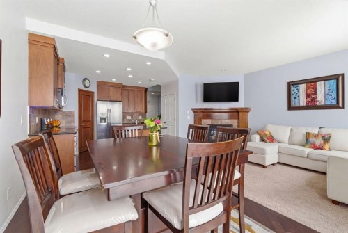 512 Panatella Square Nw, Calgary, AB - Indoor Photo Showing Dining Room
