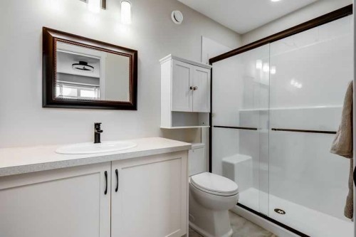 100 Langwell Common Se, Airdrie, AB - Indoor Photo Showing Bathroom