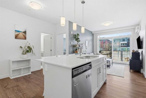 104-20 Walgrove Walk Se, Calgary, AB - Indoor Photo Showing Kitchen