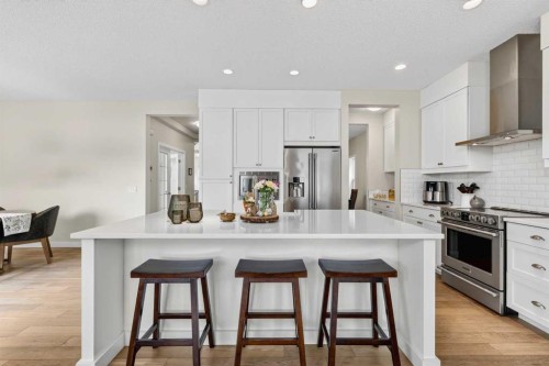 204 Walden Landing Se, Calgary, AB - Indoor Photo Showing Kitchen With Stainless Steel Kitchen With Upgraded Kitchen