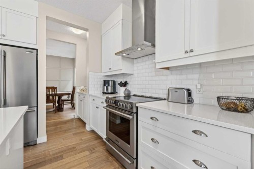 204 Walden Landing Se, Calgary, AB - Indoor Photo Showing Kitchen With Stainless Steel Kitchen With Upgraded Kitchen