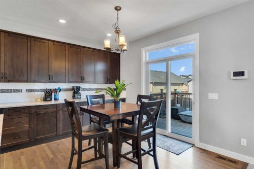 140 Rainbow Falls Heath, Chestermere, AB - Indoor Photo Showing Dining Room