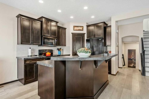 201 Pantego Road Nw, Calgary, AB - Indoor Photo Showing Kitchen With Upgraded Kitchen