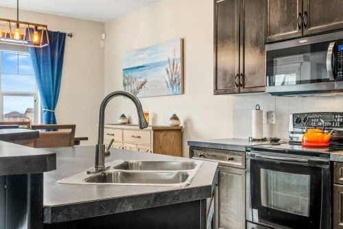 201 Pantego Road Nw, Calgary, AB - Indoor Photo Showing Kitchen With Double Sink
