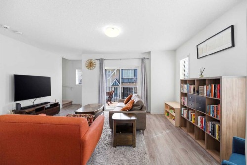 301 Nolanlake Villas Nw, Calgary, AB - Indoor Photo Showing Living Room