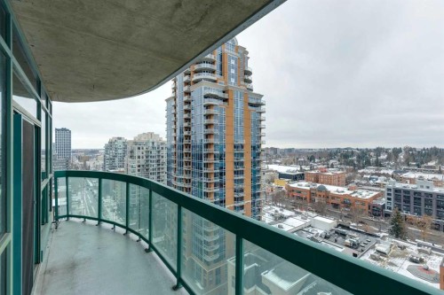 1701-836 15 Avenue, Calgary, AB - Outdoor With Balcony With View