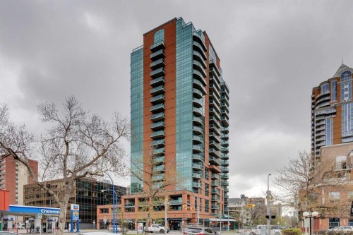 1701-836 15 Avenue, Calgary, AB - Outdoor With Facade