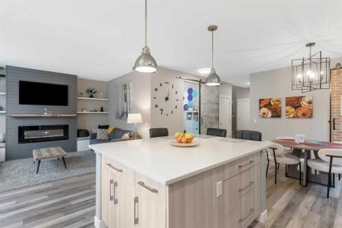 173 Auburn Sound Close Se, Calgary, AB - Indoor With Fireplace