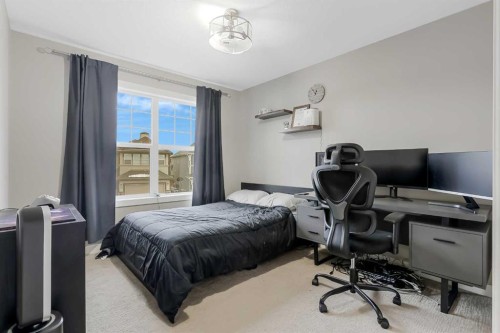 173 Auburn Sound Close Se, Calgary, AB - Indoor Photo Showing Bedroom
