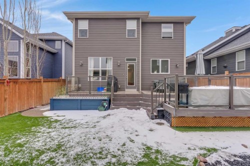 173 Auburn Sound Close Se, Calgary, AB - Outdoor With Deck Patio Veranda With Exterior