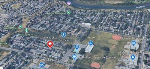 7024 20 Street Se, Calgary, AB -  With View