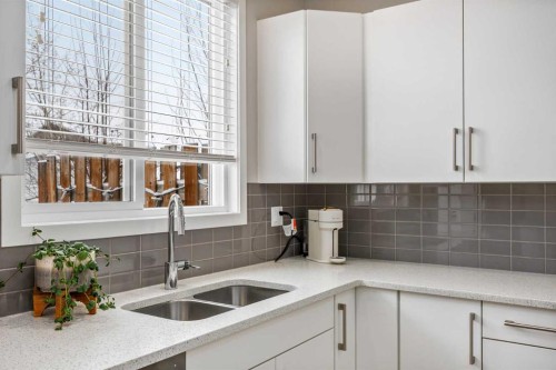 265 Seton Circle Se, Calgary, AB - Indoor Photo Showing Kitchen With Double Sink