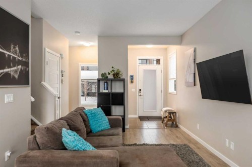 265 Seton Circle Se, Calgary, AB - Indoor Photo Showing Living Room