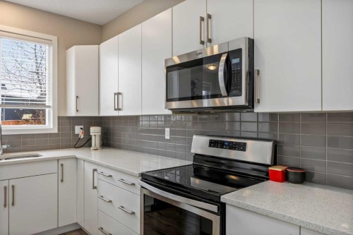 265 Seton Circle Se, Calgary, AB - Indoor Photo Showing Kitchen With Upgraded Kitchen