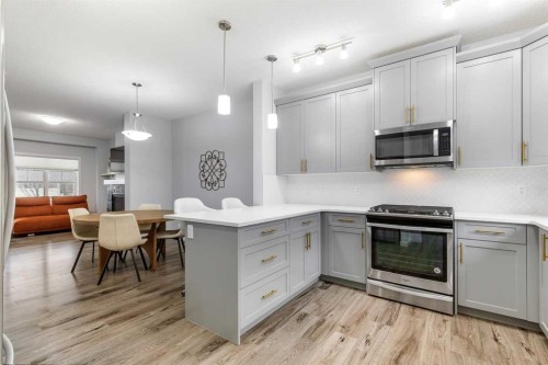 27 Masters Manor Se, Calgary, AB - Indoor Photo Showing Kitchen With Upgraded Kitchen