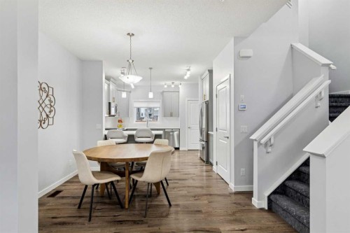 27 Masters Manor Se, Calgary, AB - Indoor Photo Showing Dining Room