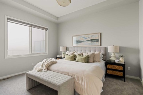 106-55 Fireside Circle, Cochrane, AB - Indoor Photo Showing Bedroom