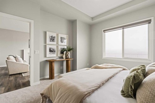 106-55 Fireside Circle, Cochrane, AB - Indoor Photo Showing Bedroom