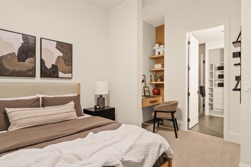 6 Stanley Crescent Sw, Calgary, AB - Indoor Photo Showing Bedroom