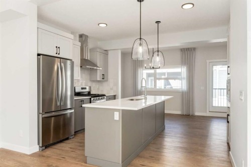 121 Walden Lane Se, Calgary, AB - Indoor Photo Showing Kitchen With Upgraded Kitchen
