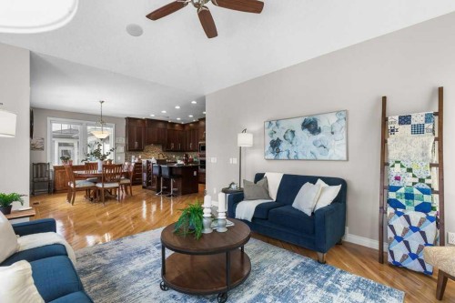279 Coopers Hill Sw, Airdrie, AB - Indoor Photo Showing Living Room