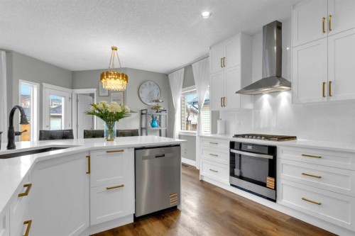 14 Inverness Close Se, Calgary, AB - Indoor Photo Showing Kitchen With Upgraded Kitchen