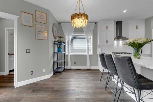 14 Inverness Close Se, Calgary, AB - Indoor Photo Showing Dining Room