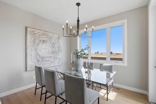 147 Belvedere Crescent Se, Calgary, AB - Indoor Photo Showing Dining Room