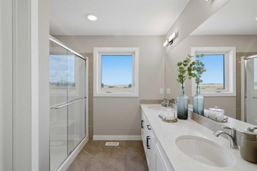 147 Belvedere Crescent Se, Calgary, AB - Indoor Photo Showing Bathroom