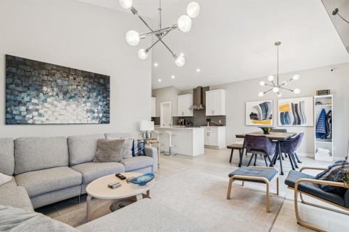 103 Walgrove Green Se, Calgary, AB - Indoor Photo Showing Living Room