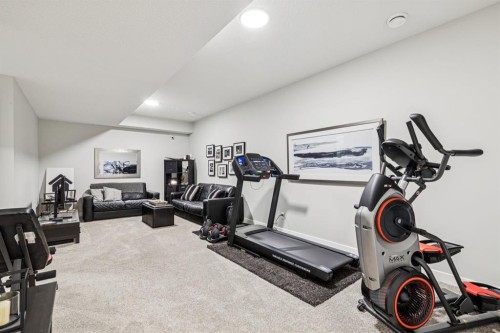 103 Walgrove Green Se, Calgary, AB - Indoor Photo Showing Gym Room