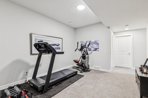 103 Walgrove Green Se, Calgary, AB - Indoor Photo Showing Gym Room