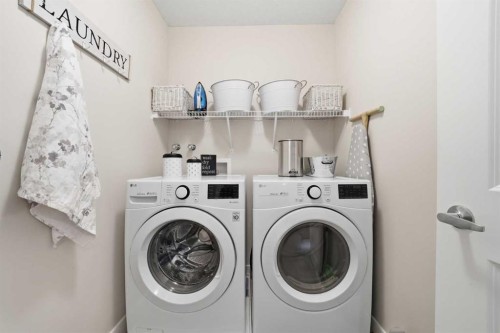 141 Willow Park, Cochrane, AB - Indoor Photo Showing Laundry Room